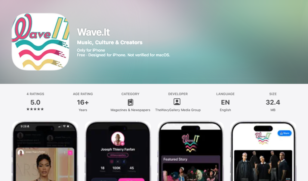 Wavy It – IOS Social Media App