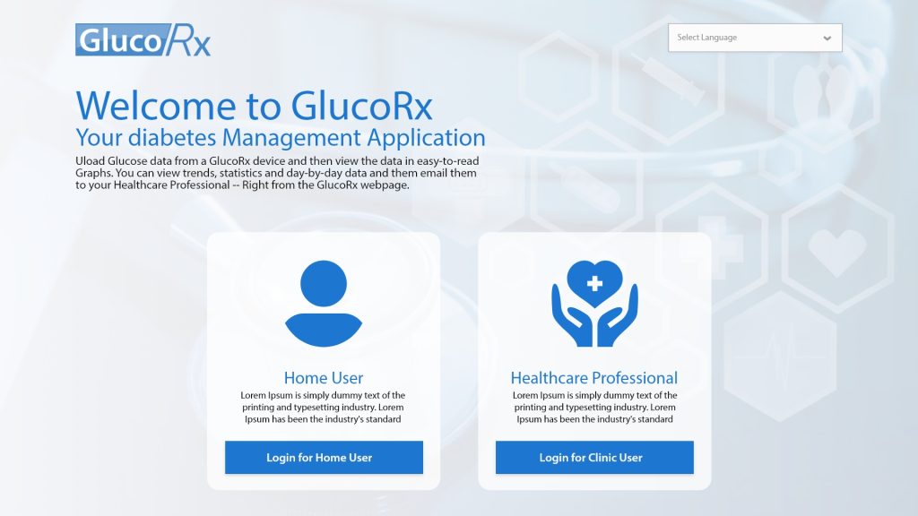 Gluco Rx – Admin Panel Designs